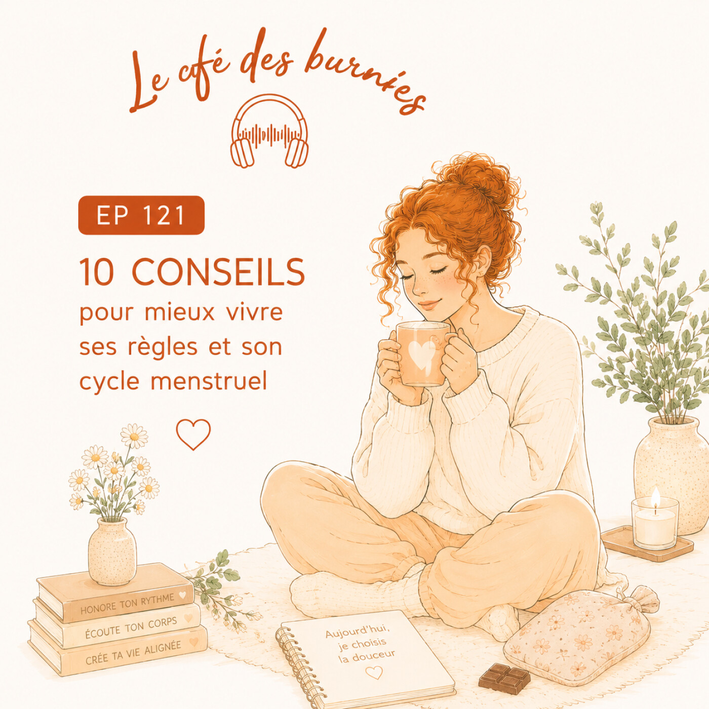 EP 121 : 10 CONSEILS POUR MIEUX VIVRE SES RÈGLES ET SON CYCLE MENSTRUEL