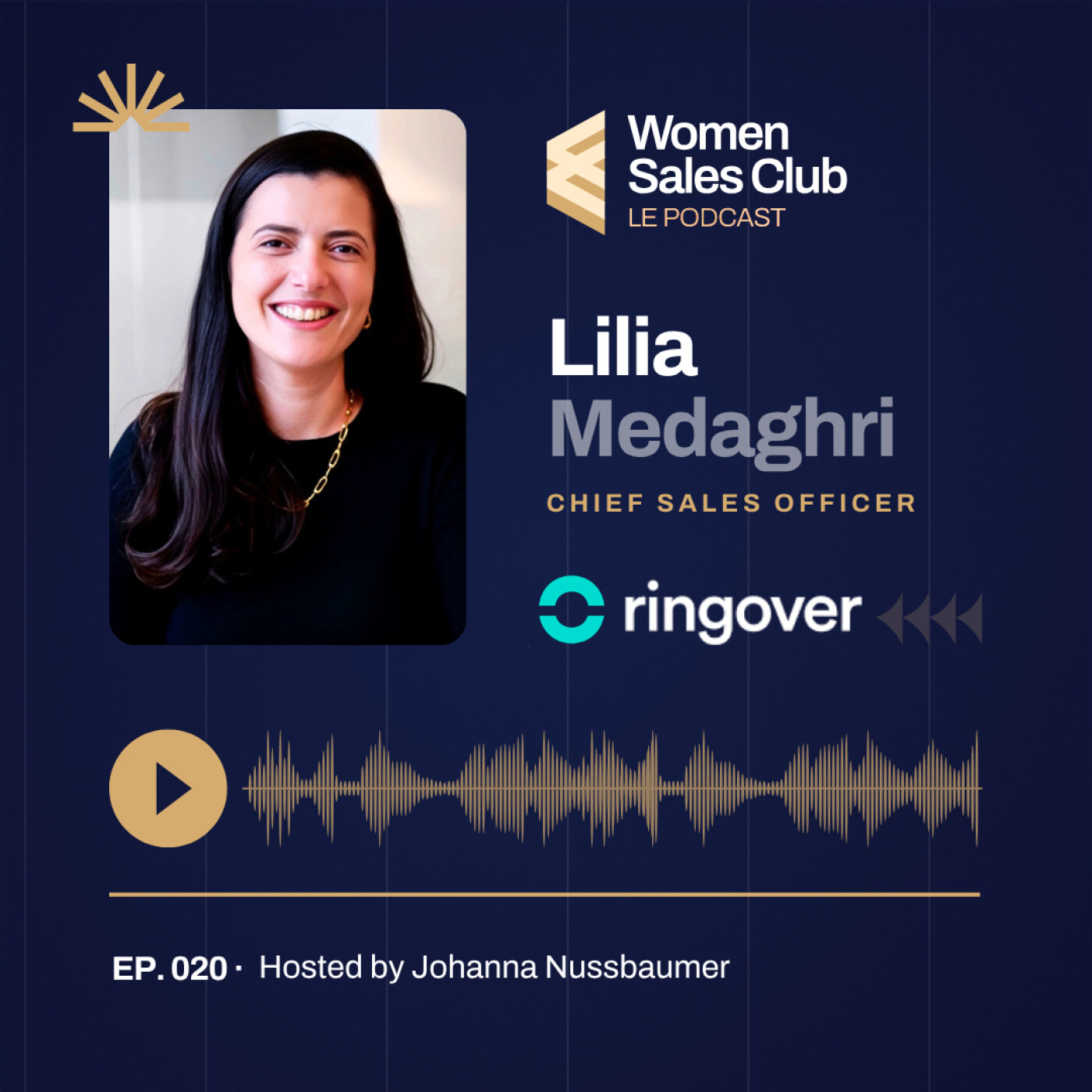 EP020 - Lilia Medaghri, Chief Sales Officer chez Ringover