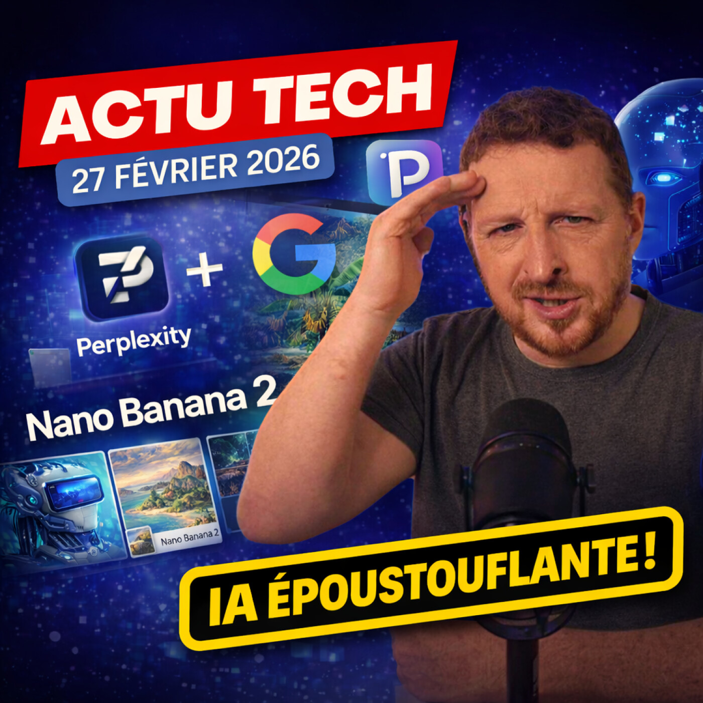 L'IA surpuissante : Nano Banana 2, Perplexity Computer et Claude Cowork episode artwork