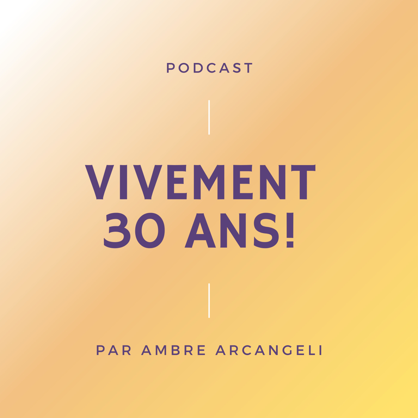 Vivement 30 ans!