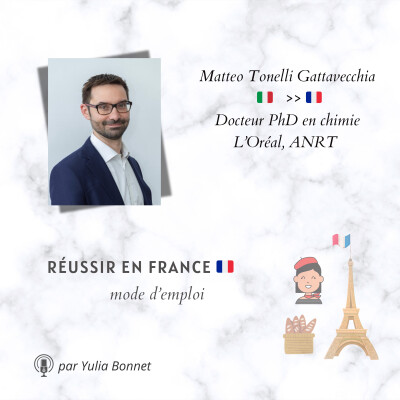 #5 Matteo Tonelli Gattavecchia 🇮🇹 PhD Docteur en Chimie, Italie -> France cover
