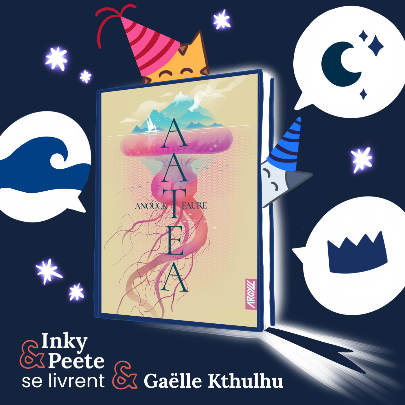 Inky et Peete se livrent - le podcast lecture qui donne voix aux premiers mots d’un livre