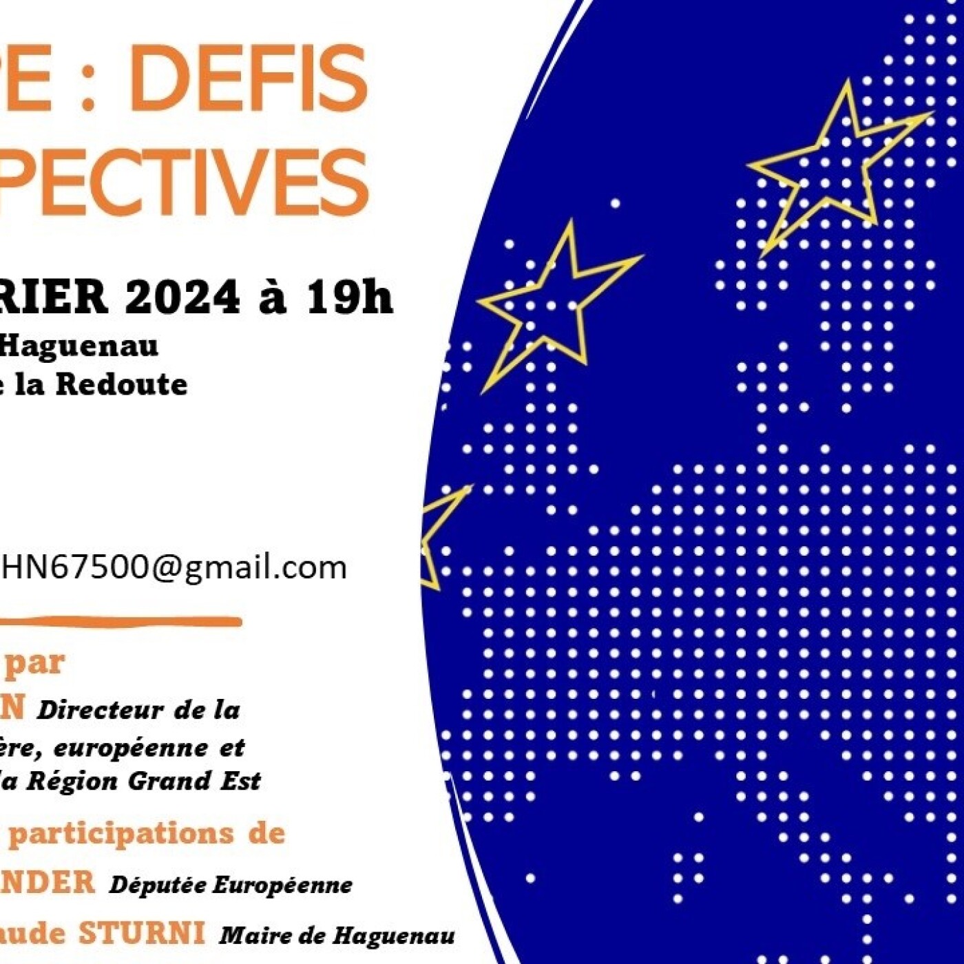 Haguenau : conférence sur l'Europe, jeudi 15 février à 19h à l'IFSI episode artwork