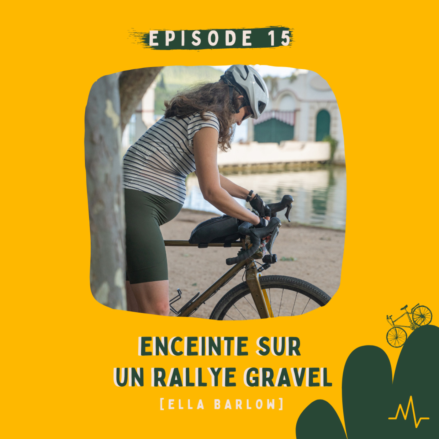 Ella Barlow - Enceinte sur un rallye Gravel đ€°đ»