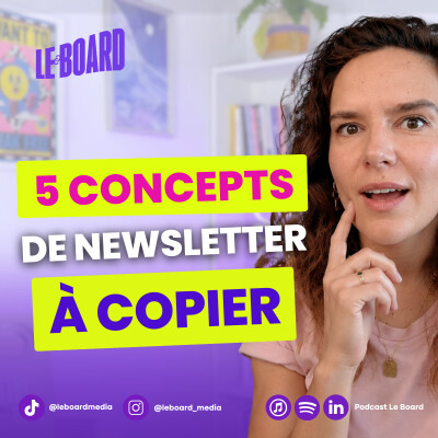 Comment créer une newsletter rentable (5 concepts pour freelances / solopreneurs à copier) cover