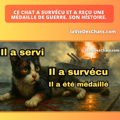CE CHAT A SURVÉCU ET A REÇU UNE MÉDAILLE DE GUERRE. SON HISTOIRE cover
