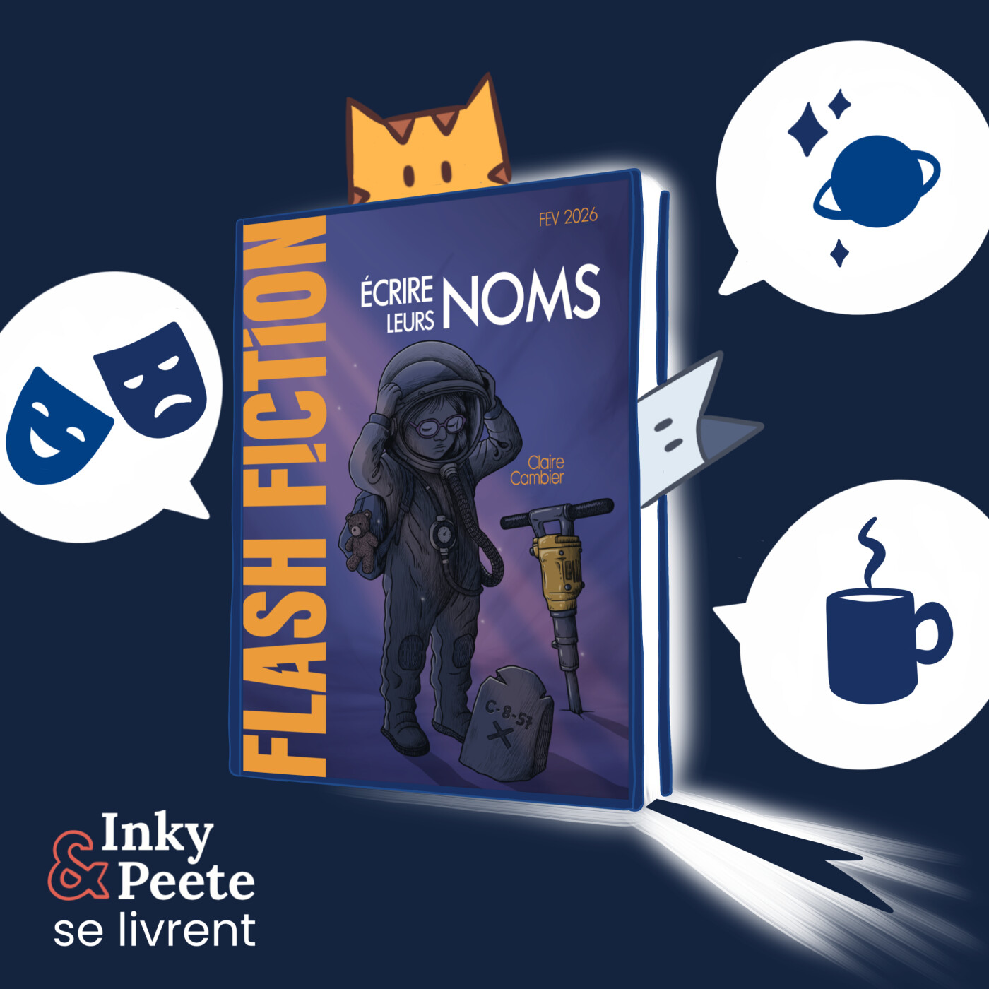 Inky et Peete se livrent - le podcast lecture qui donne voix aux premiers mots d’un livre