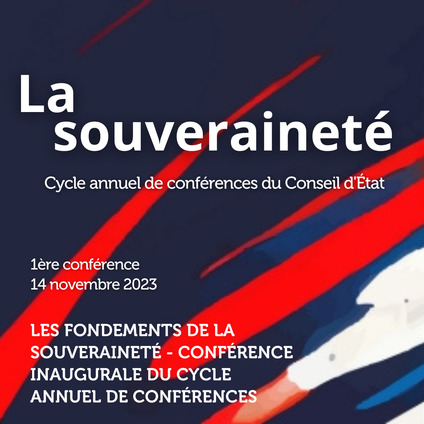 Les fondements de la souveraineté - Conférence inaugurale du cycle annuel de conférences