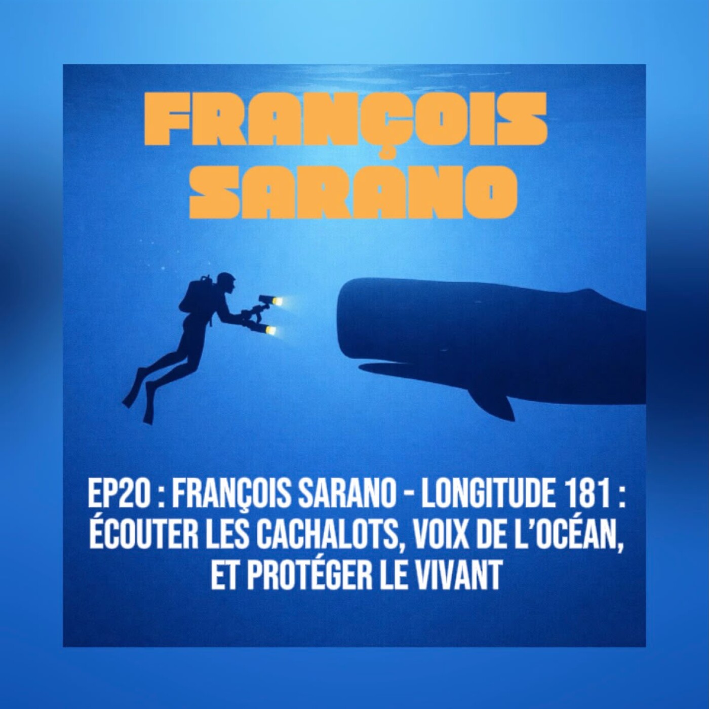 EP20# François Sarano - Longitude 181 : écouter les cachalots, voix de l’océan, et protéger le vivant episode artwork