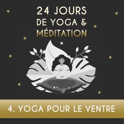 Calendrier de l'Avent - JOUR 4 - Yoga pour le ventre cover