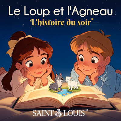 Louise et Joseph — Le Loup et l'Agneau, la fable de La Fontaine à écouter en famille : histoire du soir pour enfants cover