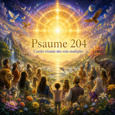 La splendeur de l’unité vivante des voix multiples - Archange Ouriel Psaume 204 cover