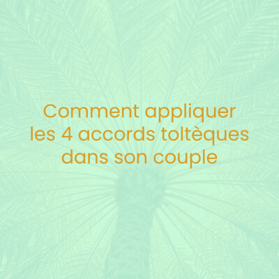 Comment adapter les quatre accords toltèques dans son couple cover