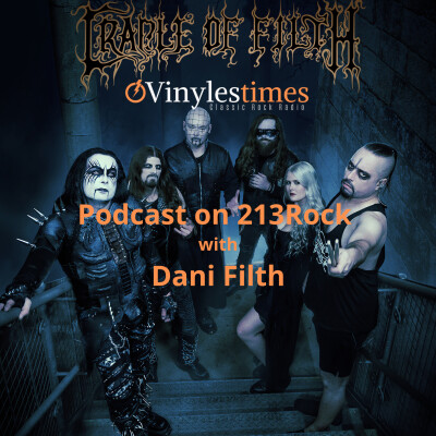 213Rock Harrag Melodica Live interview with Dani Filth of Cradle of Filth on Vinylestimes Classic Rock Radio 19 04 2023 cover