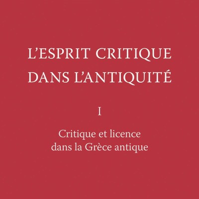 Collectif - L'Esprit critique dans l'Antiquité cover