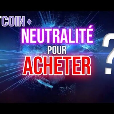 🚀BITCOIN: une neutralité parfaite pour ACHETER en DCA?- NEWS et ANALYSE CRYPTO BITCOIN cover