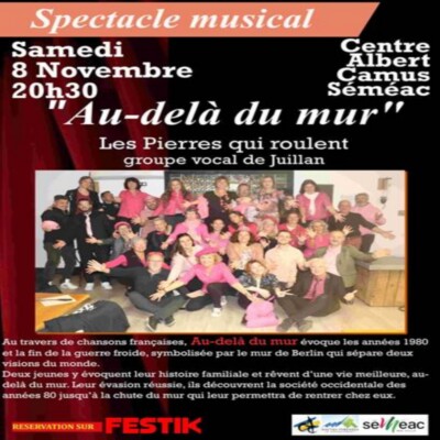 "Au delà du mur" avec  Les Pierres Qui Roulent au CAC de Séméac le 8 novembre 2025 cover
