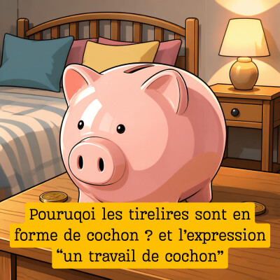 Pourquoi les tirelires sont en forme de cochon ? et l'expression "un travail de cochon" cover