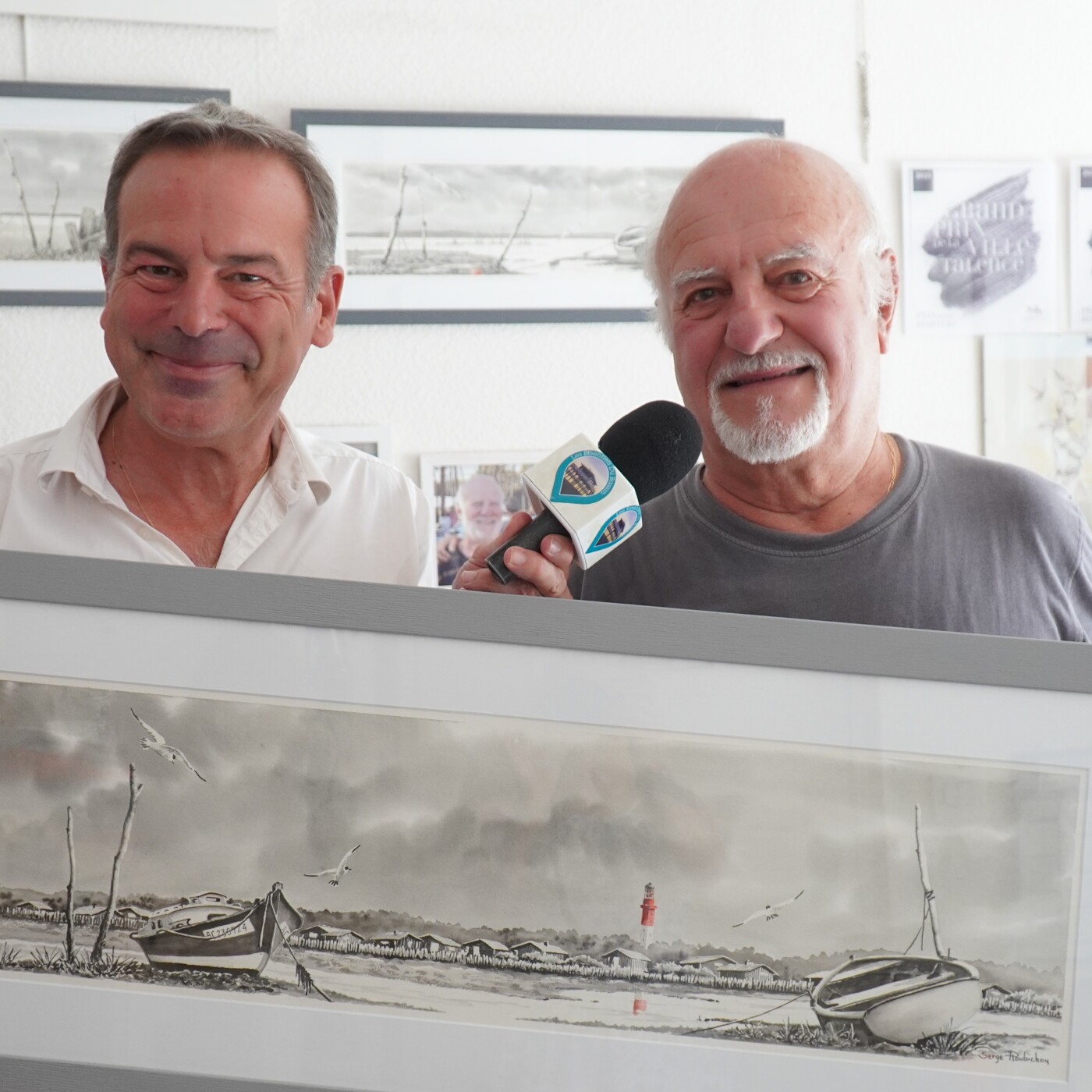 A partir de ce mercredi 31 juillet, l'Artiste Serge Roubichou va exposer ses oeuvres Aquarelles et Encres à la Maison Louis David à Andernos episode artwork