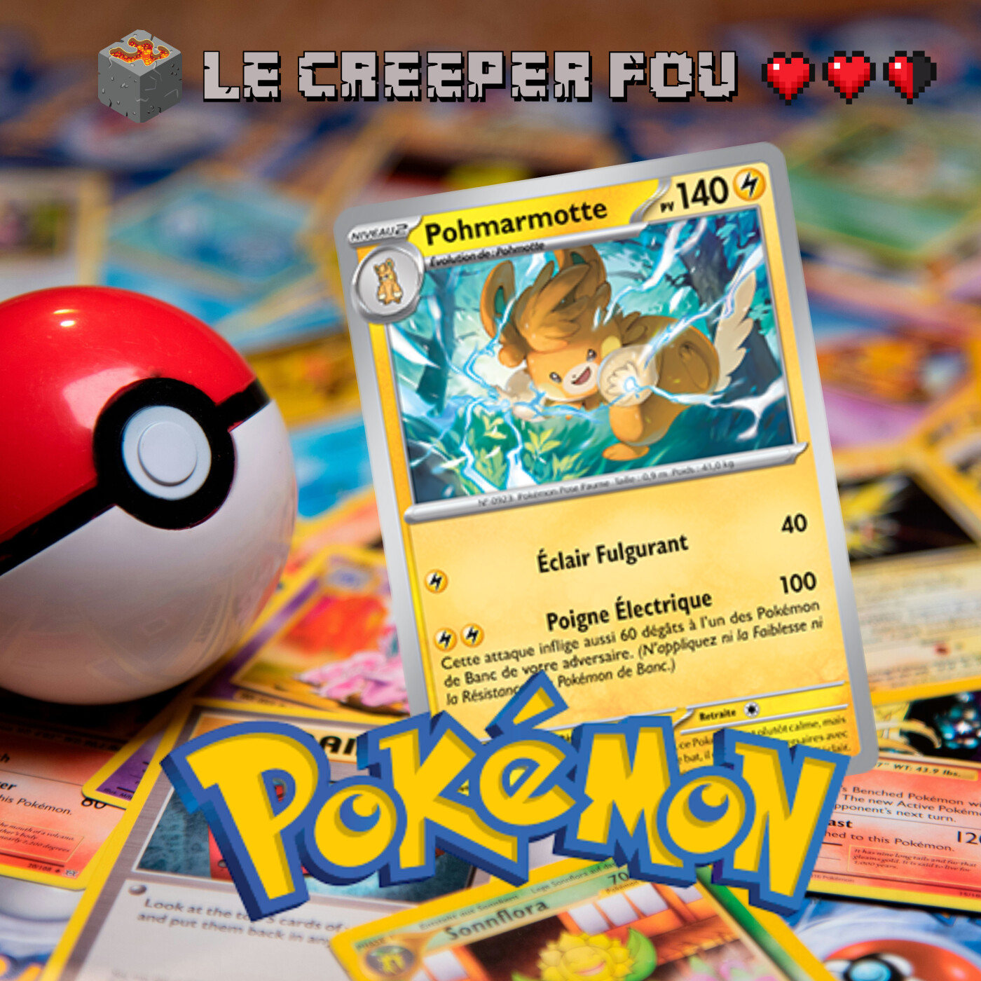 Le POKEMON POHMARMOTTE - Son secret : c'est un docteur pokemon ! - Episode 2 - Le creeper fou episode artwork