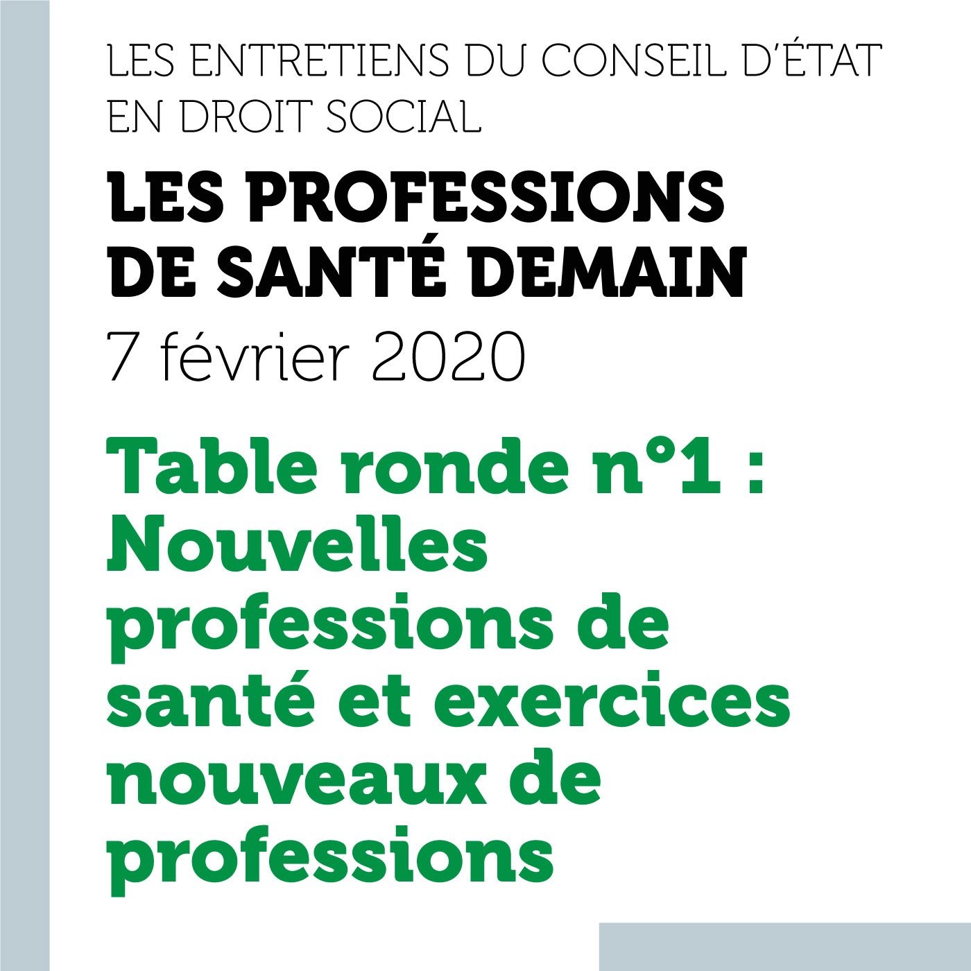 Les conférences du Conseil d\'État