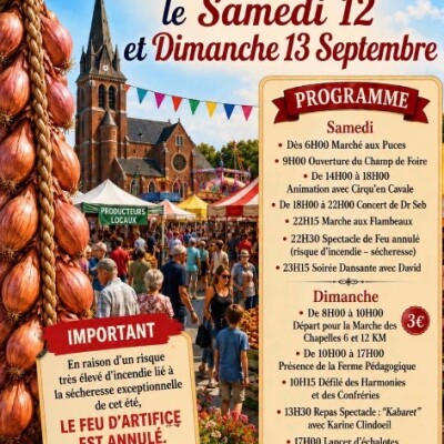 Focus sur la 44ème foire à l'échalote de Busnes cover