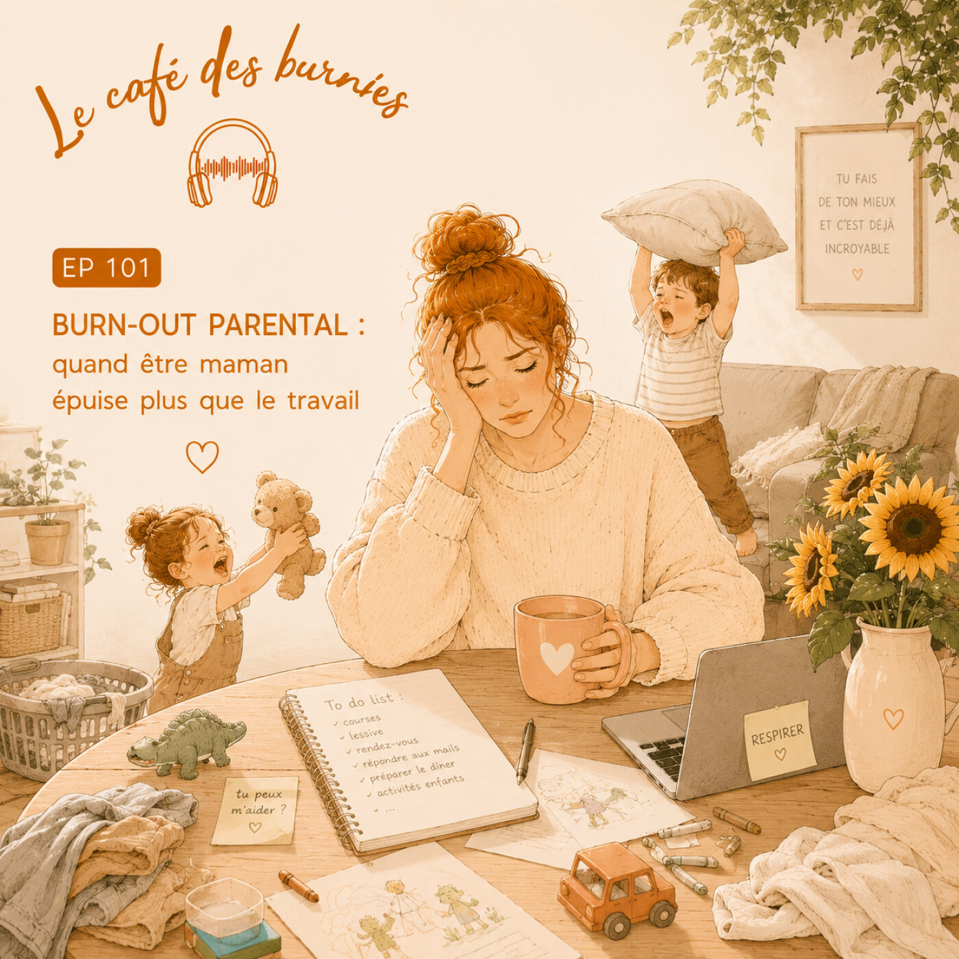 EP 101 BURN-OUT PARENTAL : quand être maman épuise plus que le travail