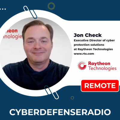 Cyber Defense Radio - Raytheon - HotSeat - Podcast - 2023 cover