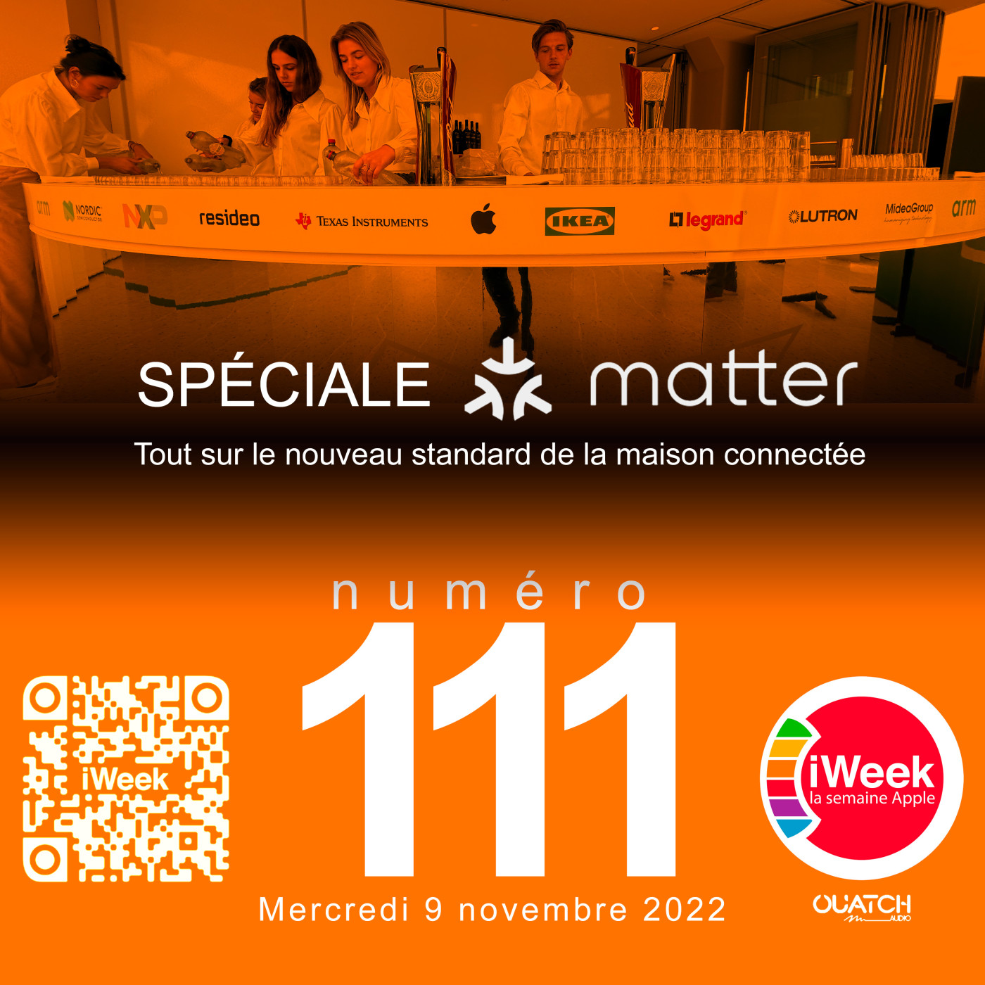 cover of episode iWeek (la semaine Apple) 111 : Spéciale “matter“, tout sur le nouveau standard de la maison connectée