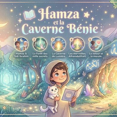 Hamza et la caverne d'Allah | conte Muslim cover