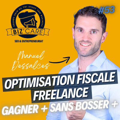 Optimisation fiscale freelance : Gagner plus sans bosser plus - Manuel Dessalces cover