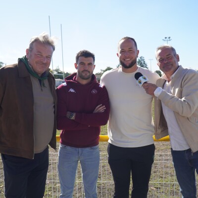 Depuis le Biganos Rugby XV, l'adjoint au sport Pierre-Jean Guiffant, Axel Bouvot joueur et associé avec Loïc Lafon au sein de Daniel Moquet cover