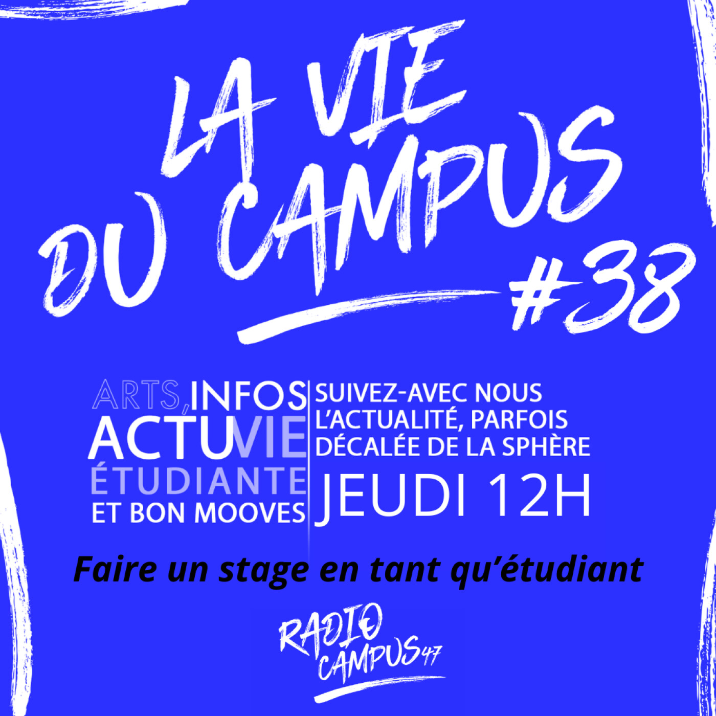 La Vie du Campus #38 - Faire un stage en tant qu'étudiant episode artwork