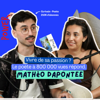 Vivre de l'écriture ? Le poète à 800 000 vues répond. Avec Mathèo Dapontee, créateur de contenu et écrivain cover