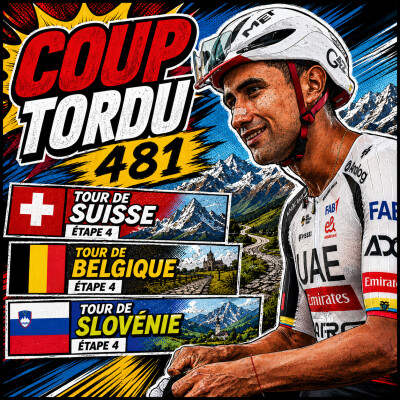 COUP TORDU 481 : TOUR DE SUISSE, TOUR DE BELGIQUE, TOUR DE SLOVENIE, ETAPES 4 cover