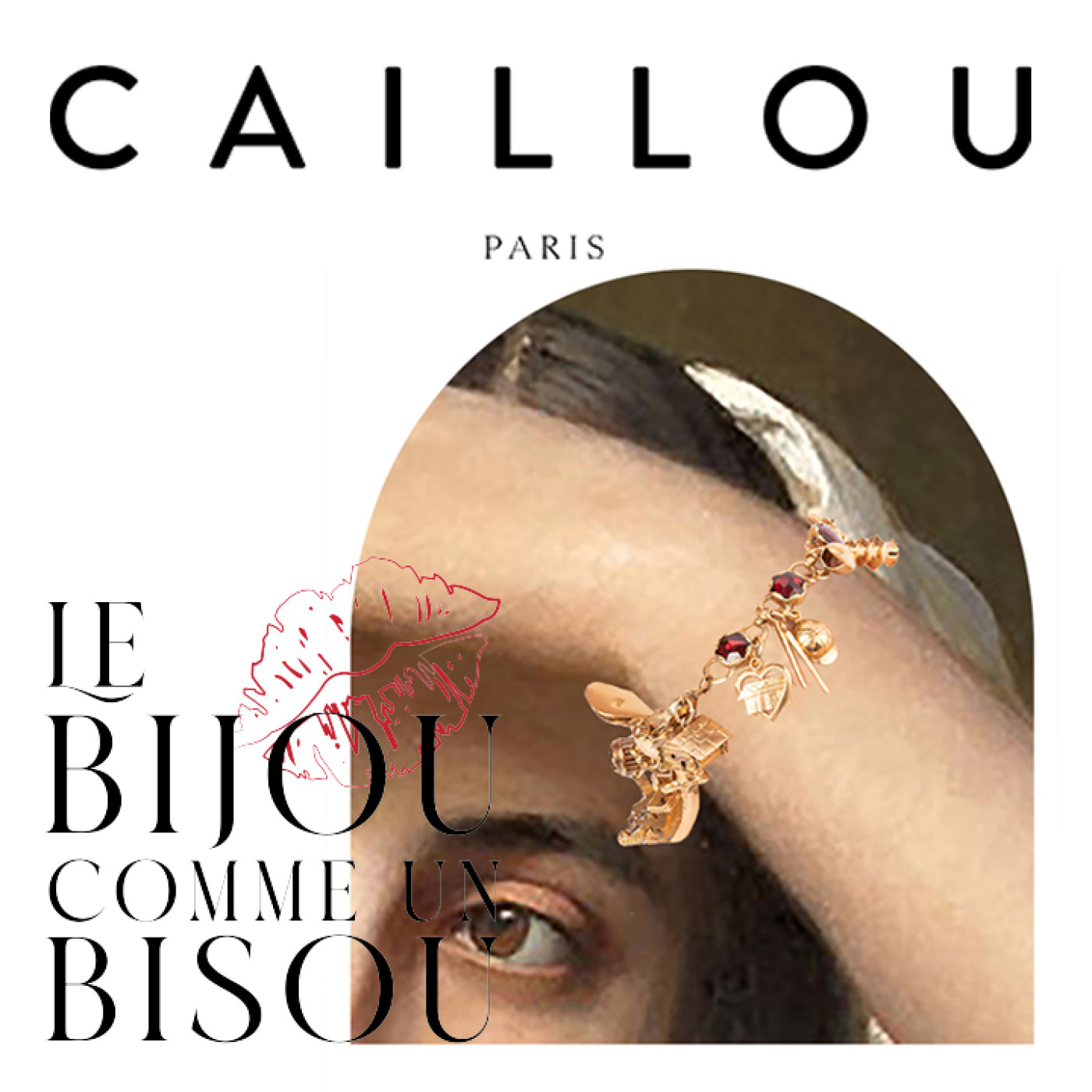 Calendrier de l'Avent avec Caillou Paris #1 un bracelet charm's porte bonheur