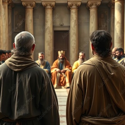 Actes 4 : 8-12  Pierre : accusé devient juge du Sanhédrin cover