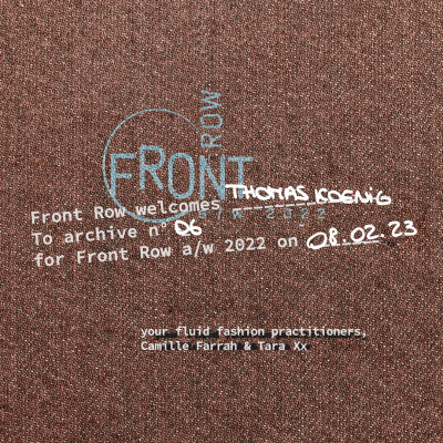 Archive n°06: Entre support et performance avec Thomas Koenig cover