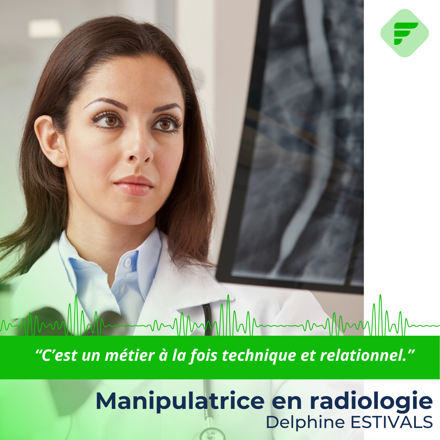“C'est un métier à la fois technique et relationnel !", Delphine, manipulatrice en radiologie
