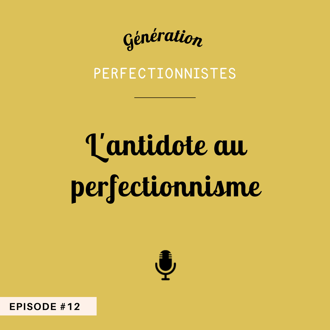 #12 - L'antidote au perfectionnisme episode artwork