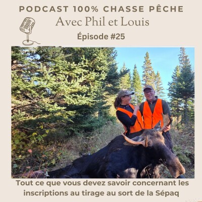 Épisode 25: Tout ce que tu dois savoir concernant les tirages au sort de la Sépaq cover