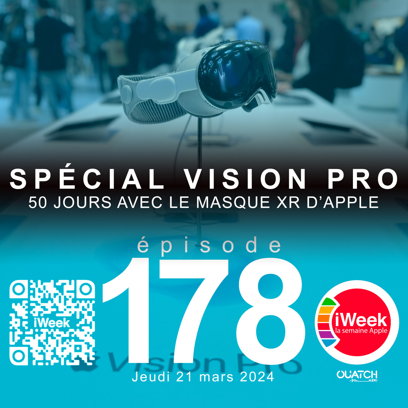 cover of episode Spécial Vision Pro : 50 jours avec le masque XR d’Apple