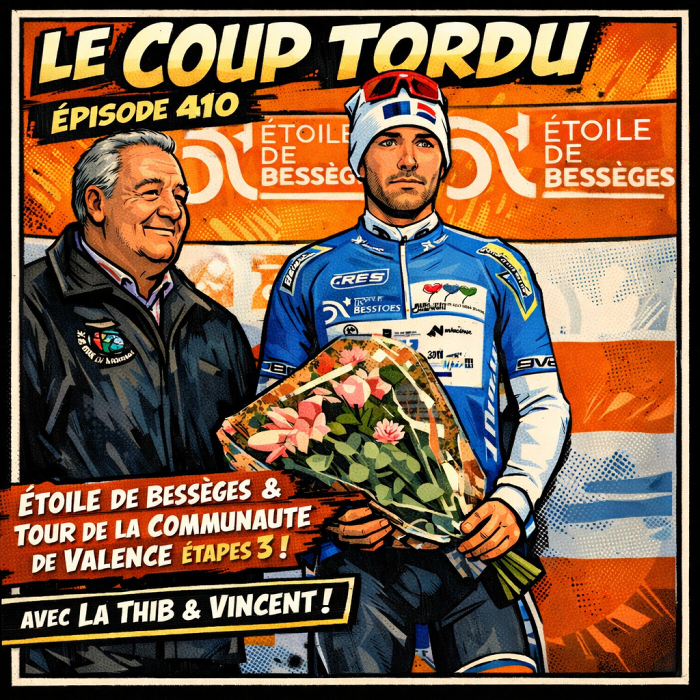 COUP TORDU EPISODE 410 : TOUR DE LA COMMUNAUTE DE VALENCE ET ETOILE DE BESSEGES ETAPES 3 episode artwork