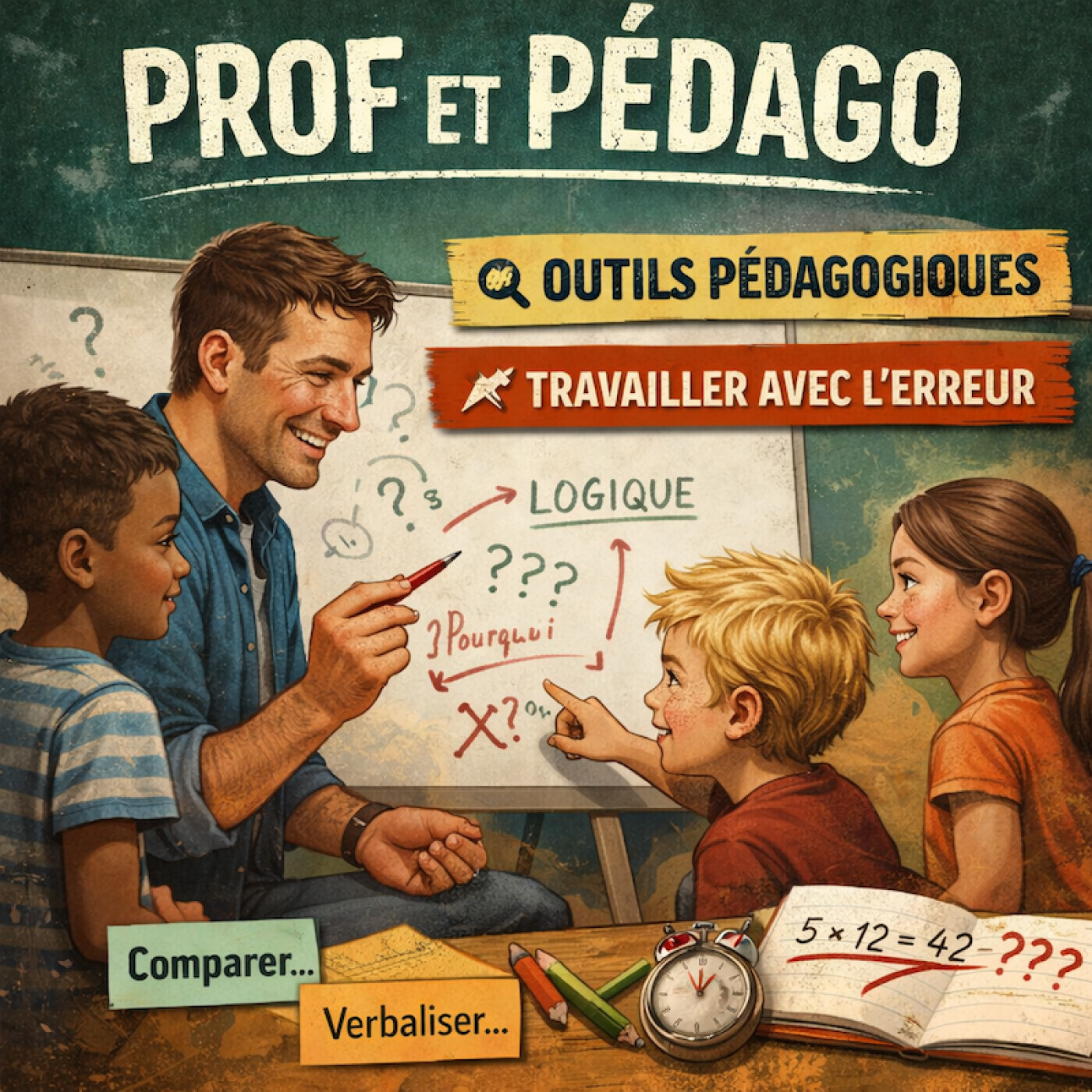 Travailler avec l’erreur en classe pour favoriser l’apprentissage des élèves episode artwork