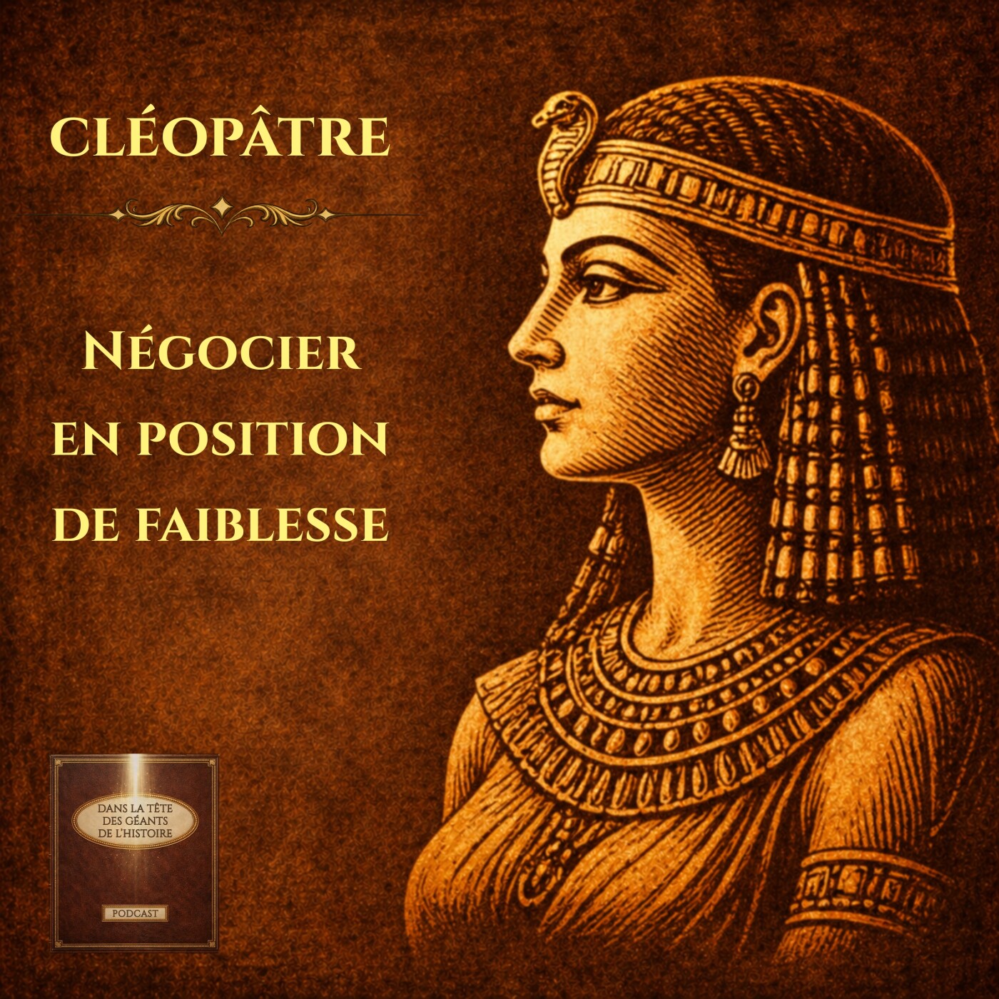 #4 Cléopâtre : Négocier en position de faiblesse quand vous n'avez aucun levier face à plus fort que vous episode artwork