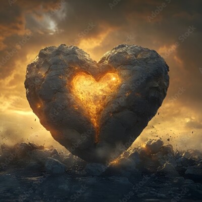 Ezechiel 36: 26-27 Coeur de pierre contre coeur de chair. cover