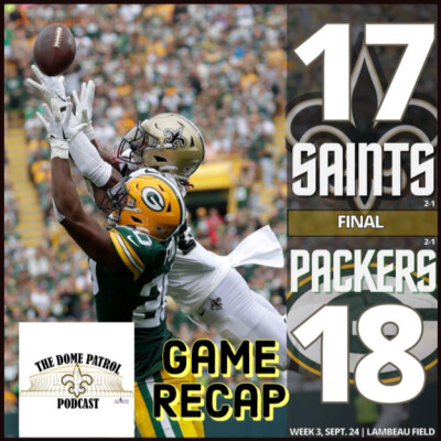 Saints vs Packers Week Three Recap cover