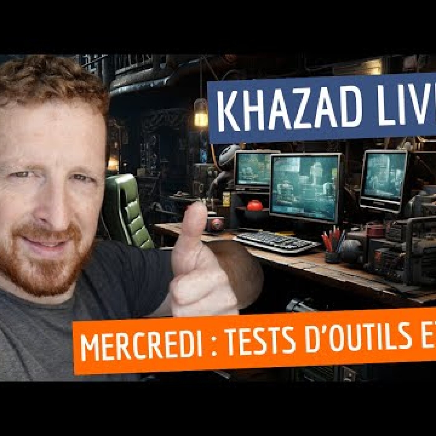 Rentrée du KhazadLive, Setup, Programme, TikTok et test de Stable Diffusion [KhazadLive 4/08] episode artwork