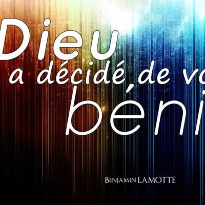 Dieu a décidé de vous bénir cover