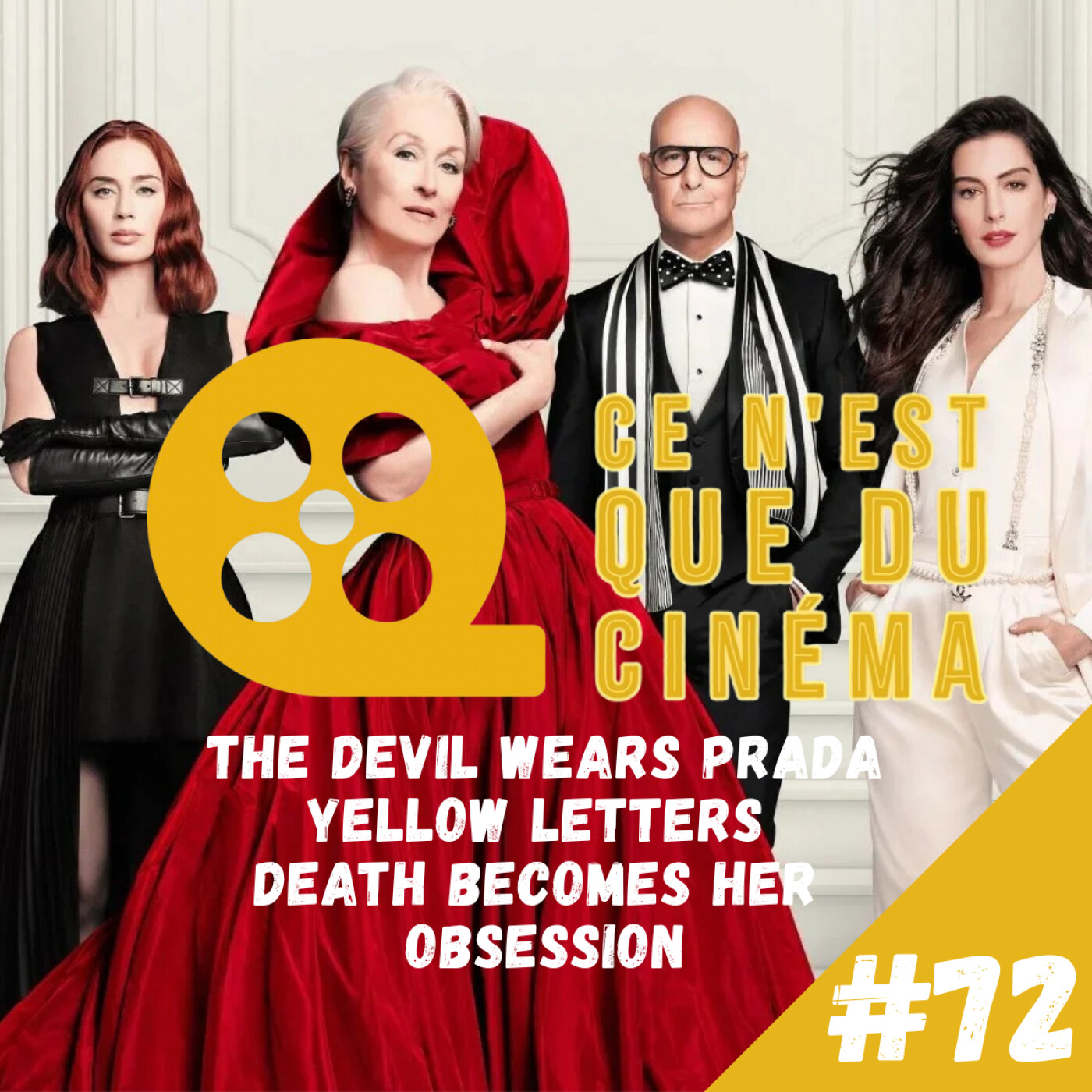👠 LE DIABLE S'HABILLE EN PRADA 2, YELLOW LETTERS, DEATH BECOMES HER & OBSESSION